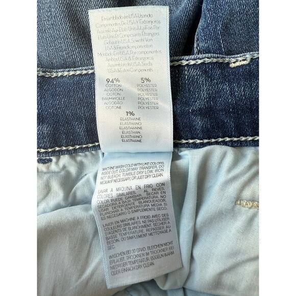 Mother NWT The Hustler Ankle Fray Groovin’ Jeans Size 26 High Rise Flare Denim - Picture 14 of 15